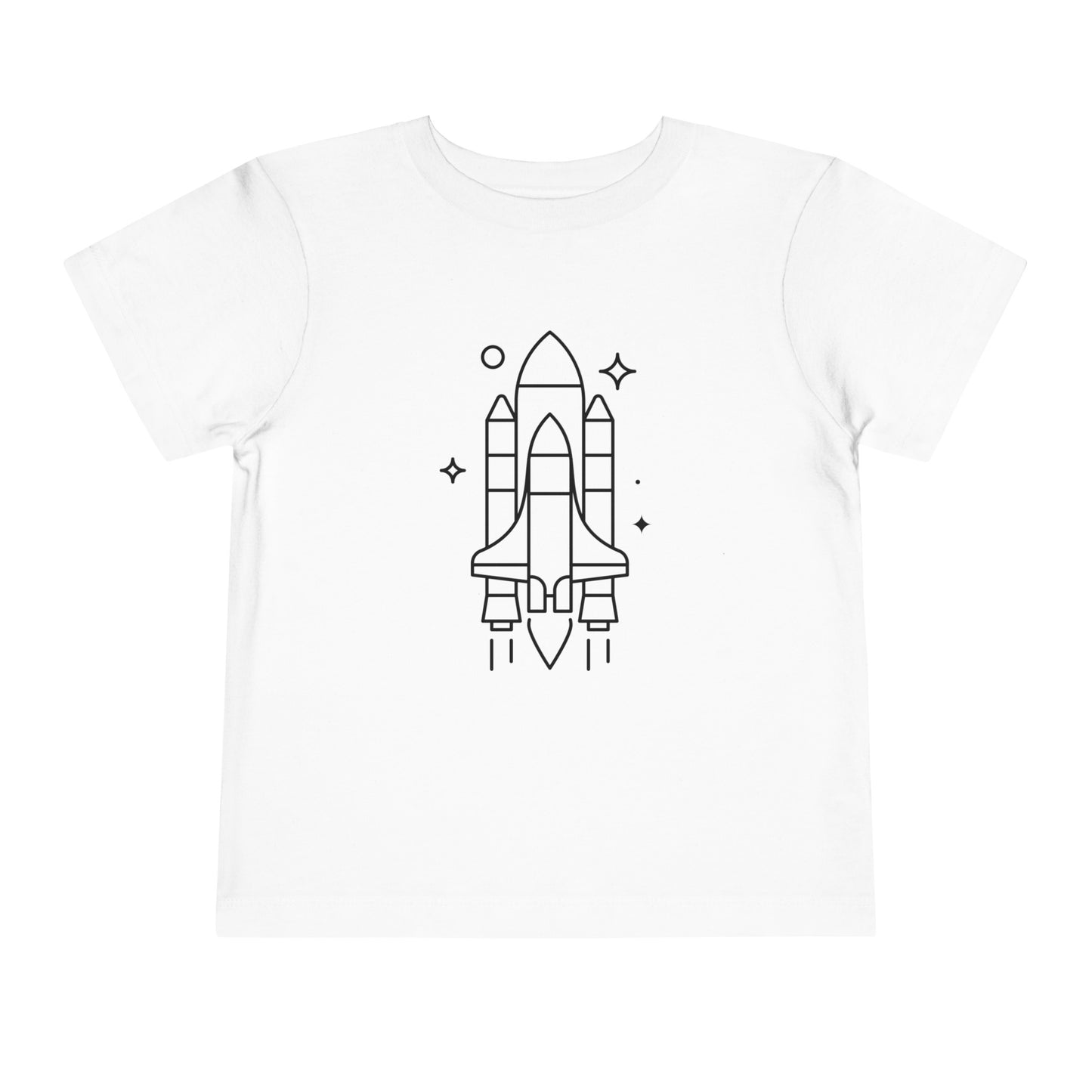 Rocket Ship Print Kids T-Shirt