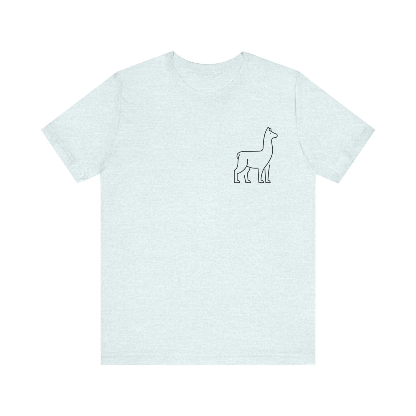 Alpaca Print Men & Women T-Shirt