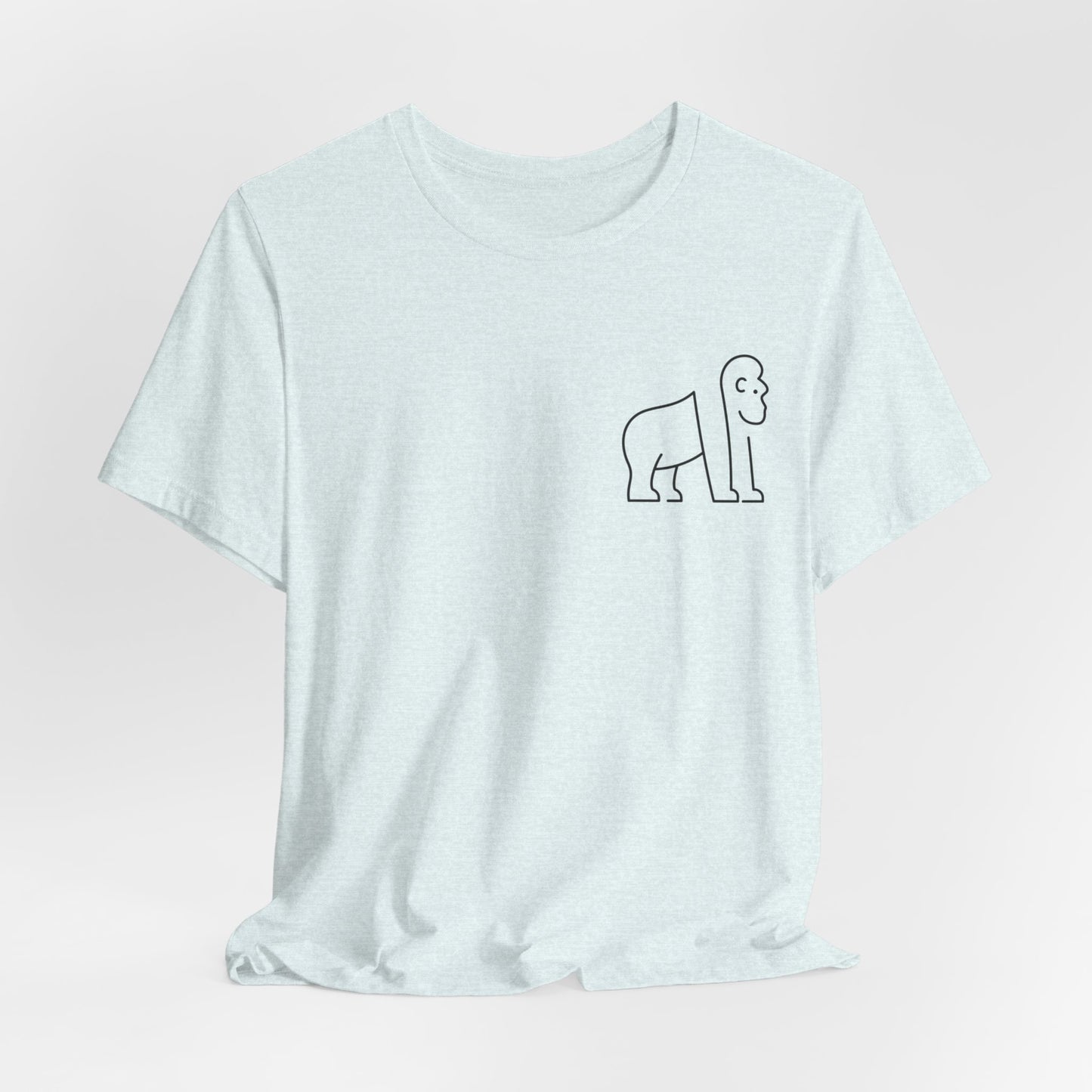 Gorilla Print Men & Women T-Shirt