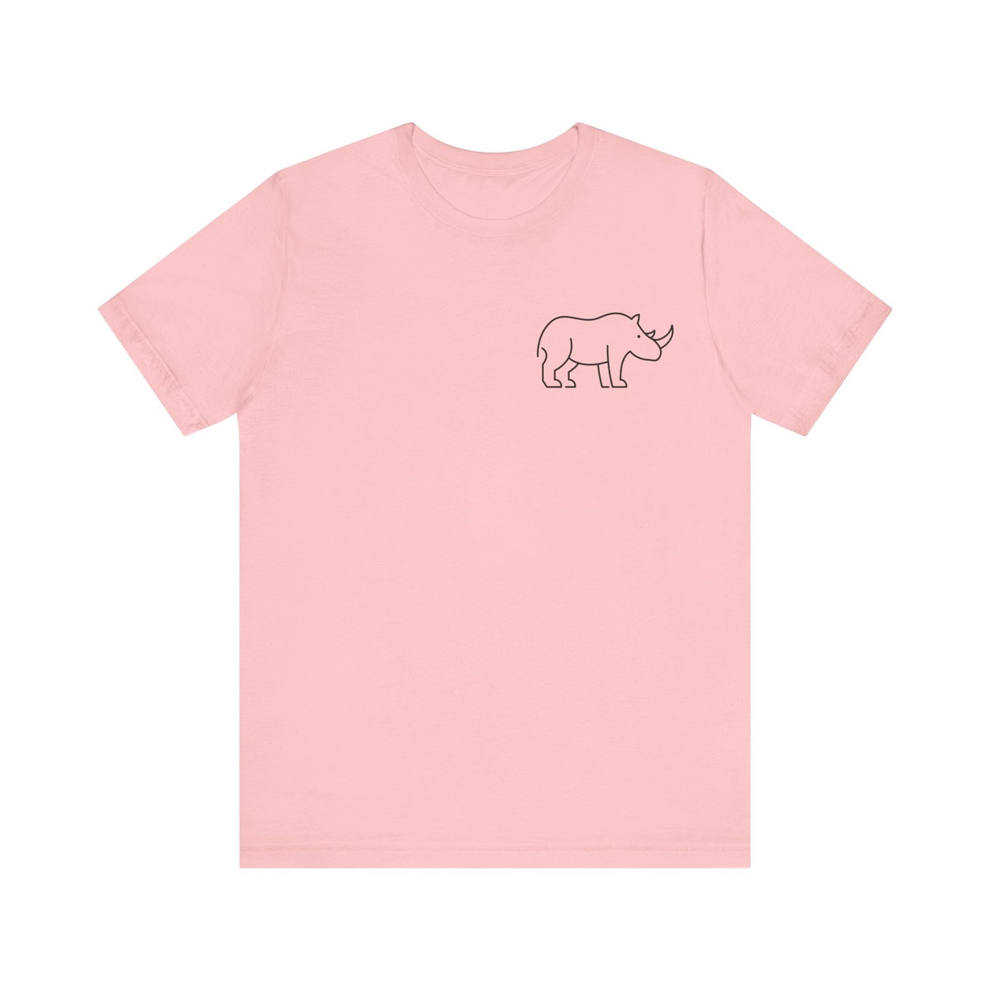 Rhino Print Men & Women T-Shirt