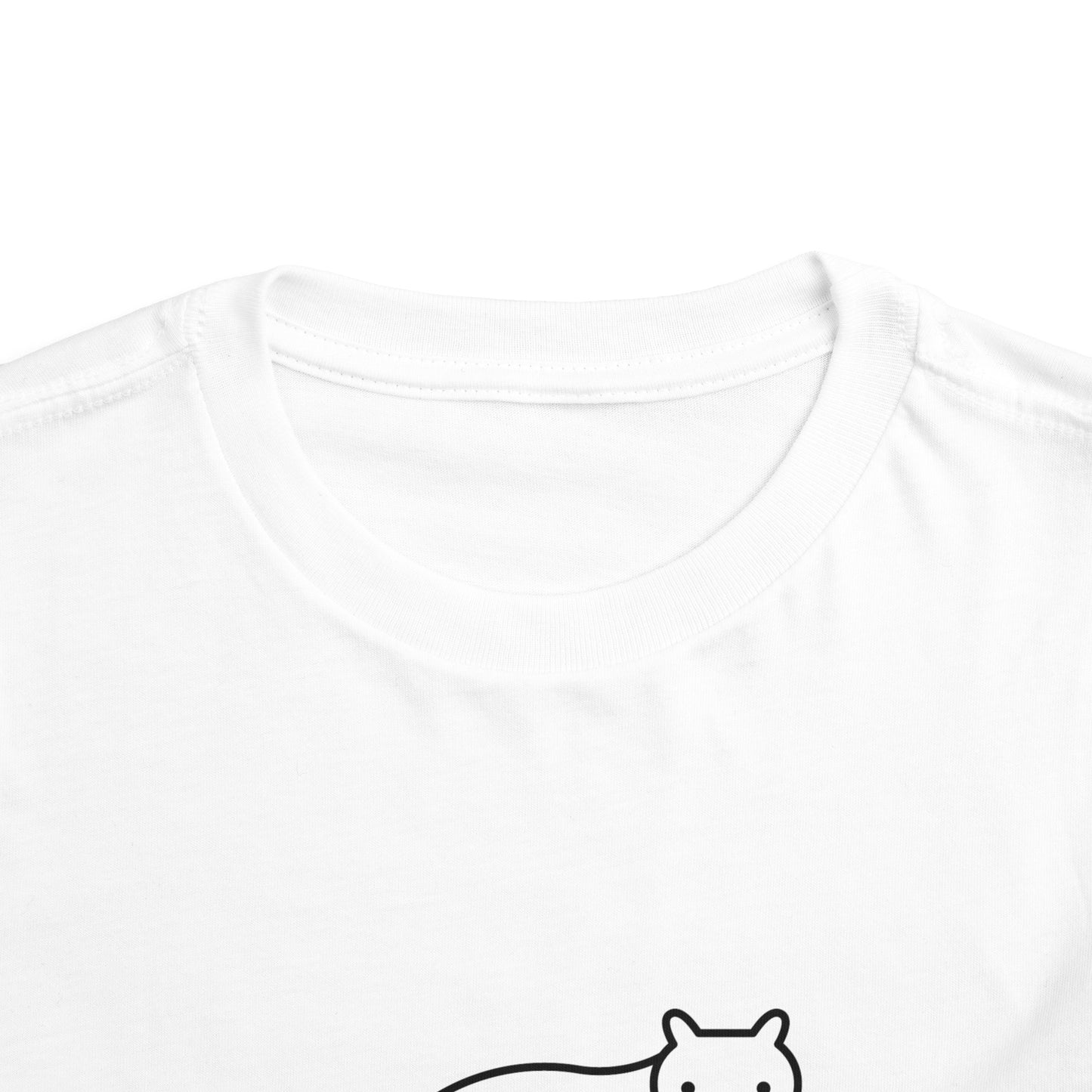 Hippo In Water Print Toddlers T-Shirt