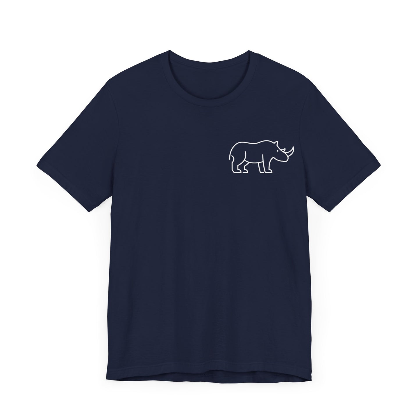 Rhino Print Men & Women T-Shirt