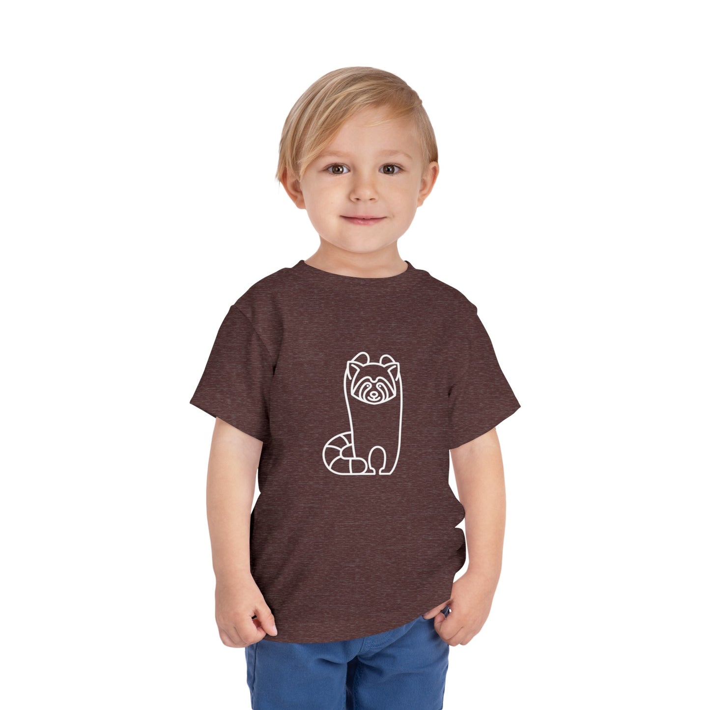 Standing Red Panda Print Toddlers T-Shirt