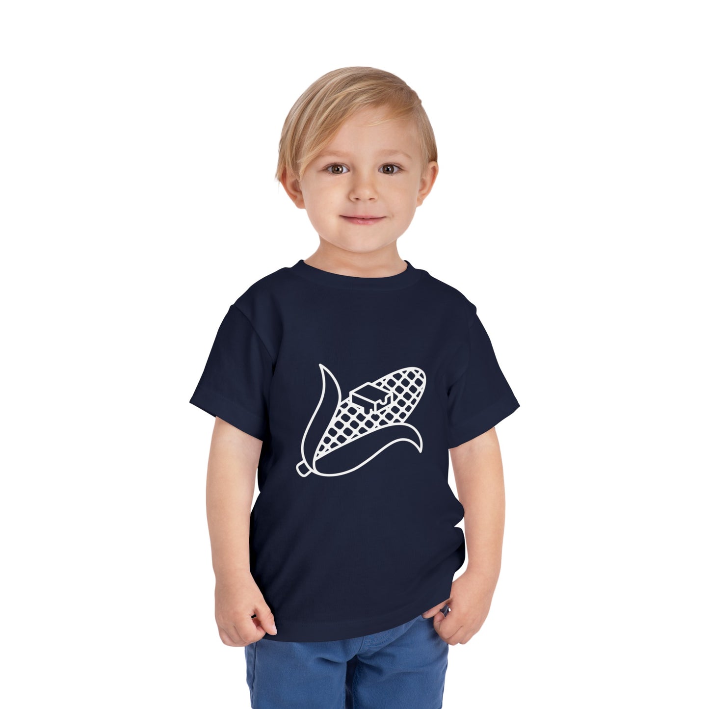 Buttery Corn Print Toddlers T-Shirt