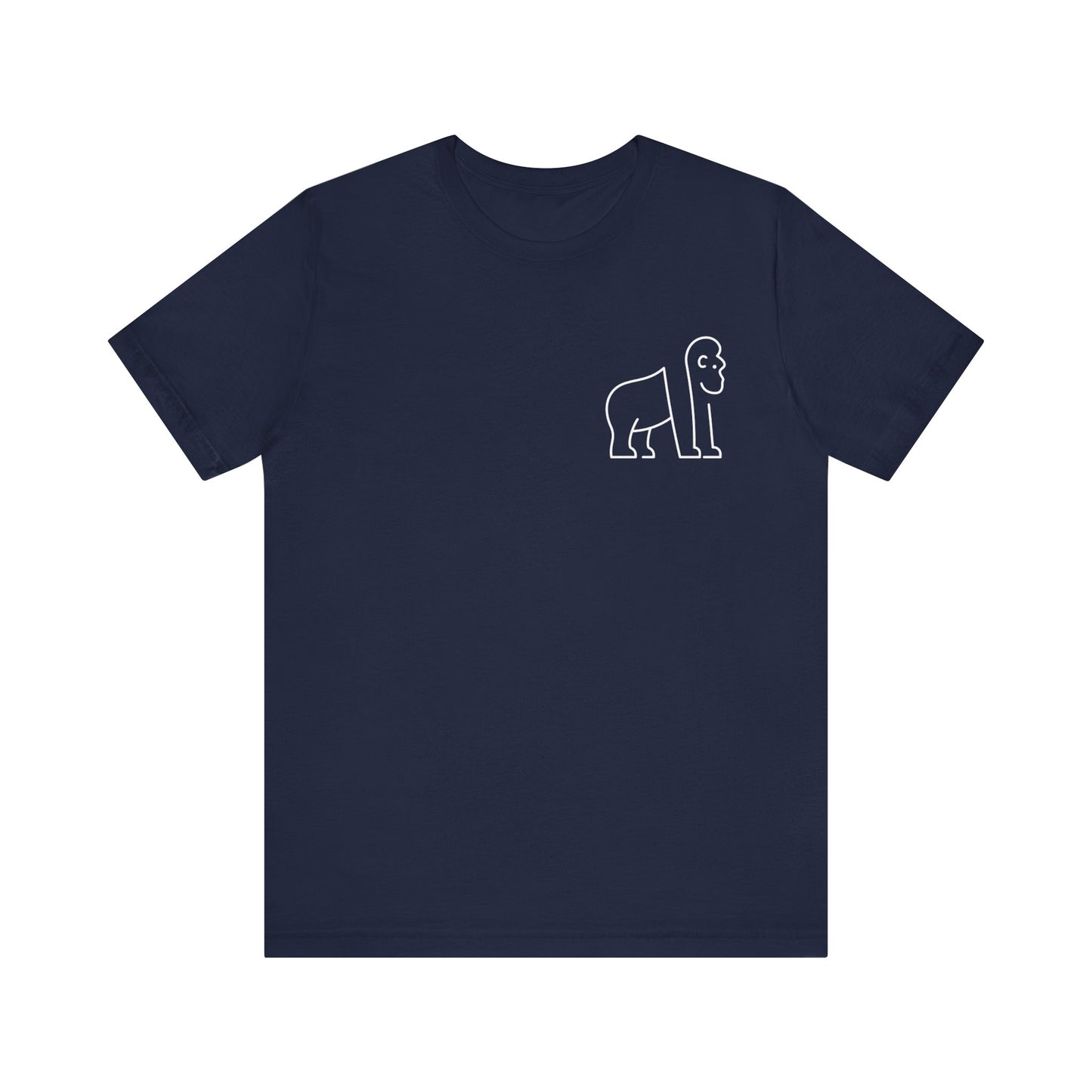 Gorilla Print Men & Women T-Shirt