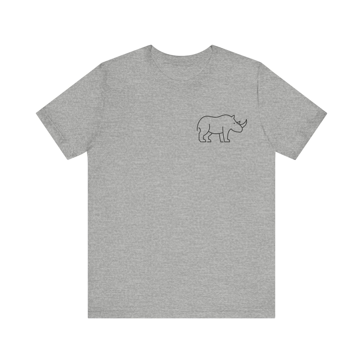 Rhino Print Men & Women T-Shirt