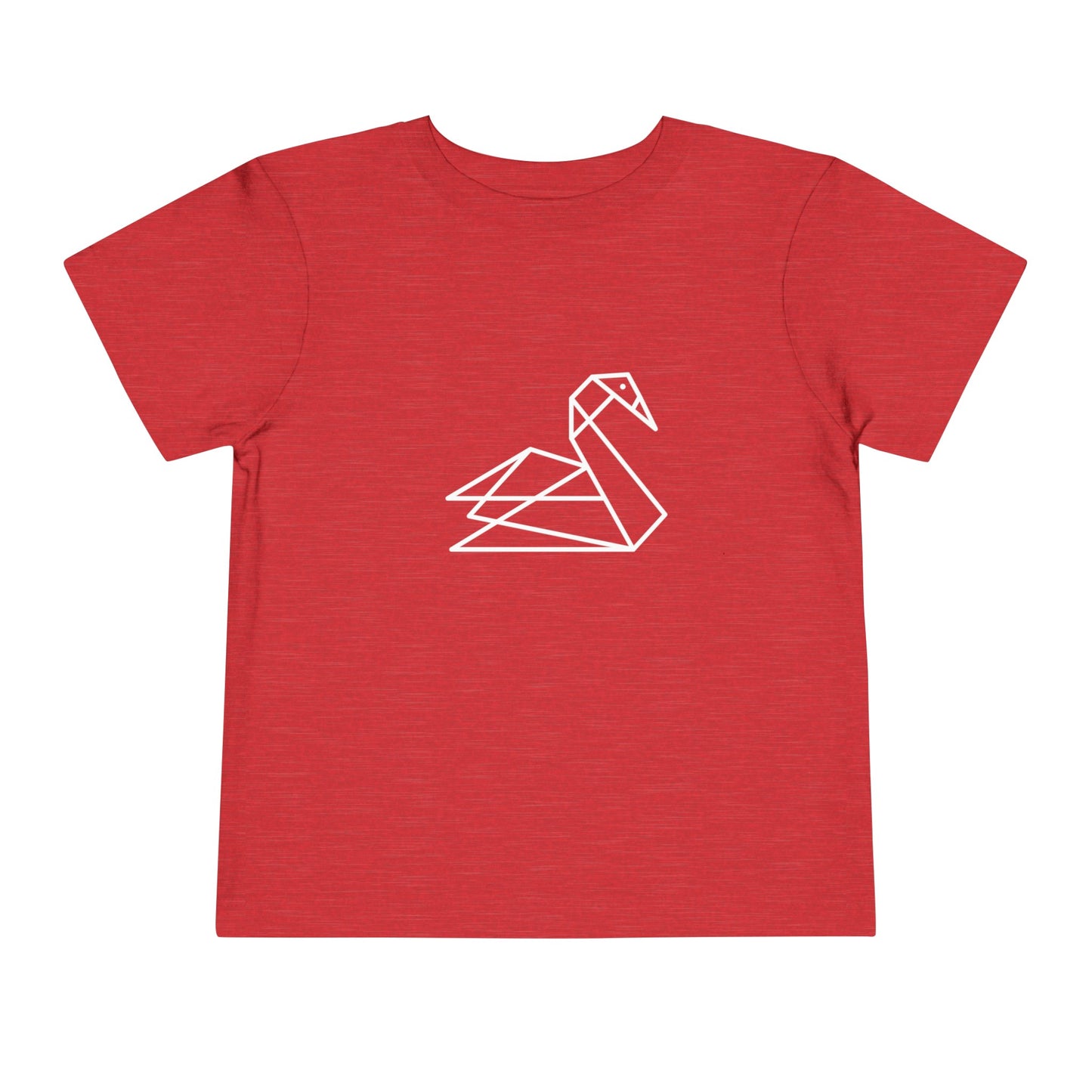Origami Swan Print Toddlers T-Shirt