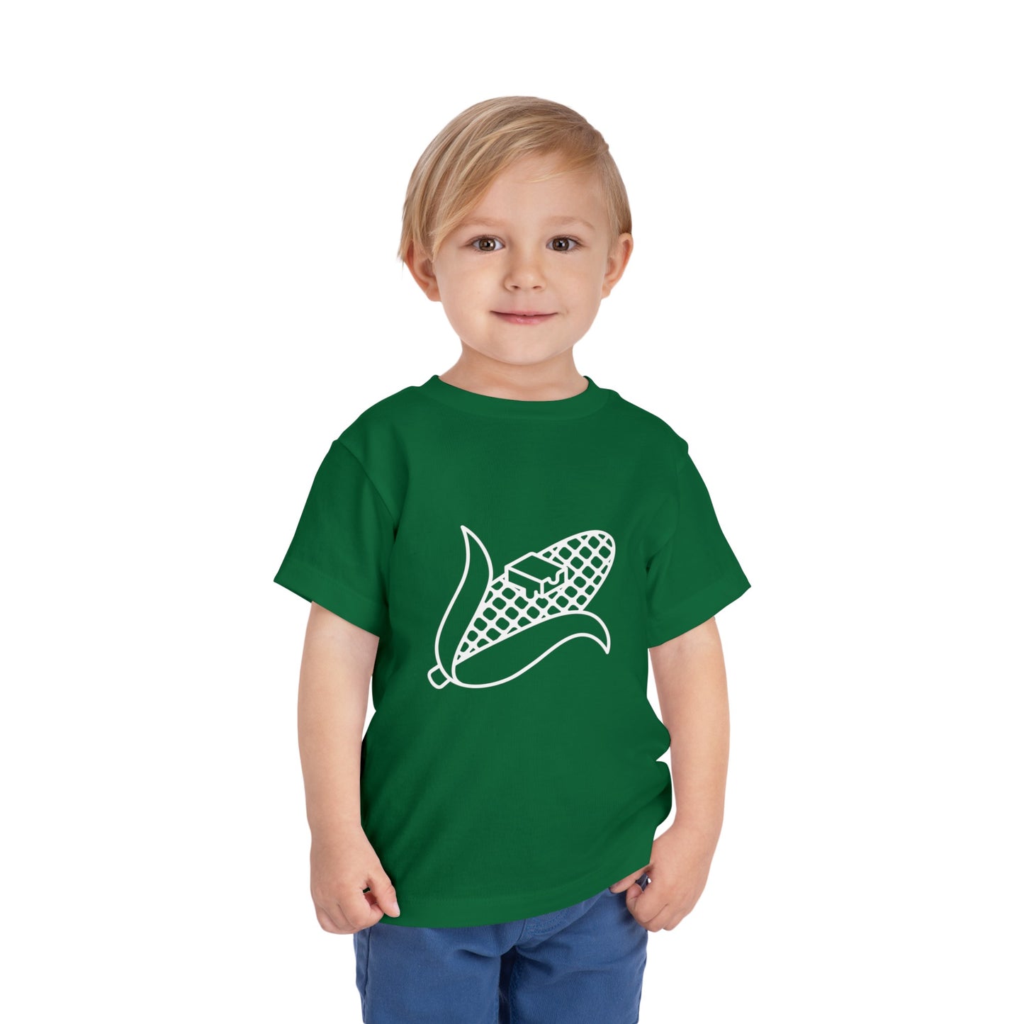 Buttery Corn Print Toddlers T-Shirt