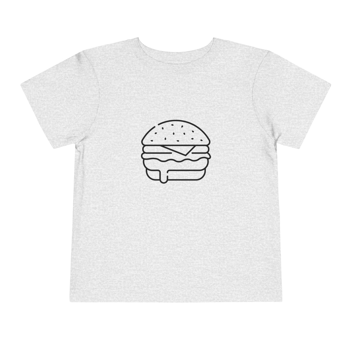 Yummy Burger Print Toddlers T-Shirt