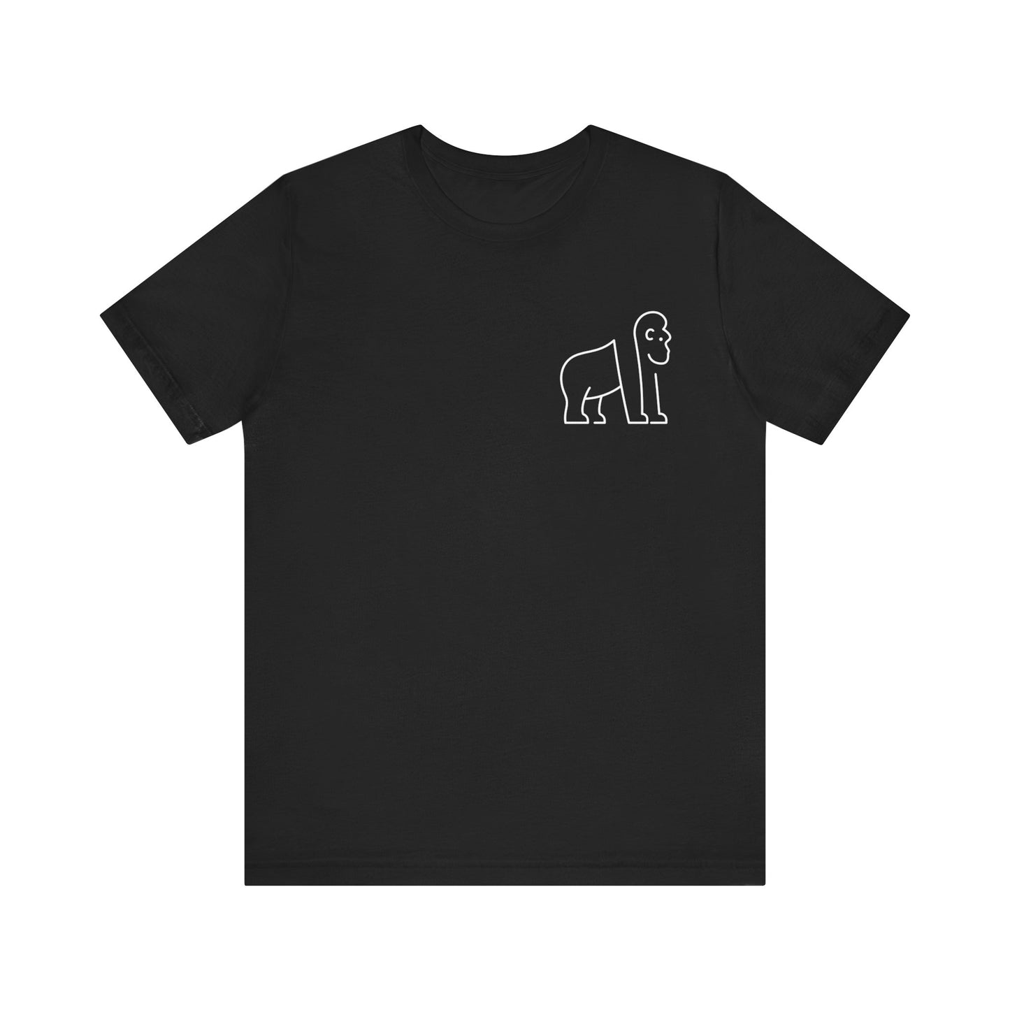 Gorilla Print Men & Women T-Shirt