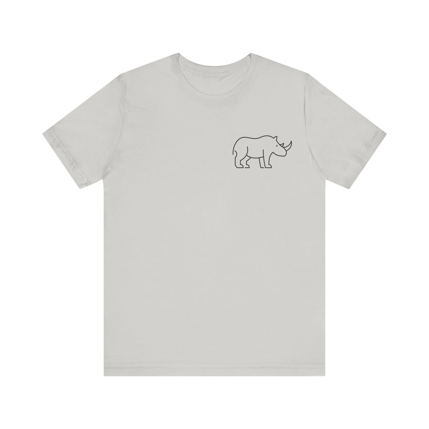 Rhino Print Men & Women T-Shirt