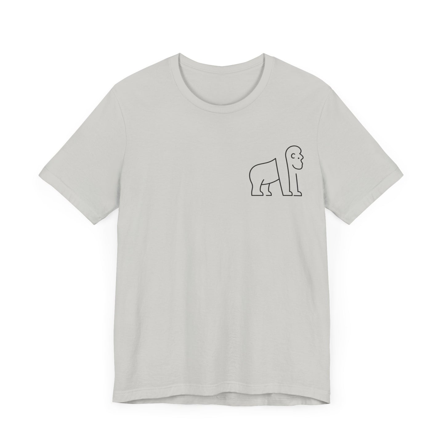 Gorilla Print Men & Women T-Shirt