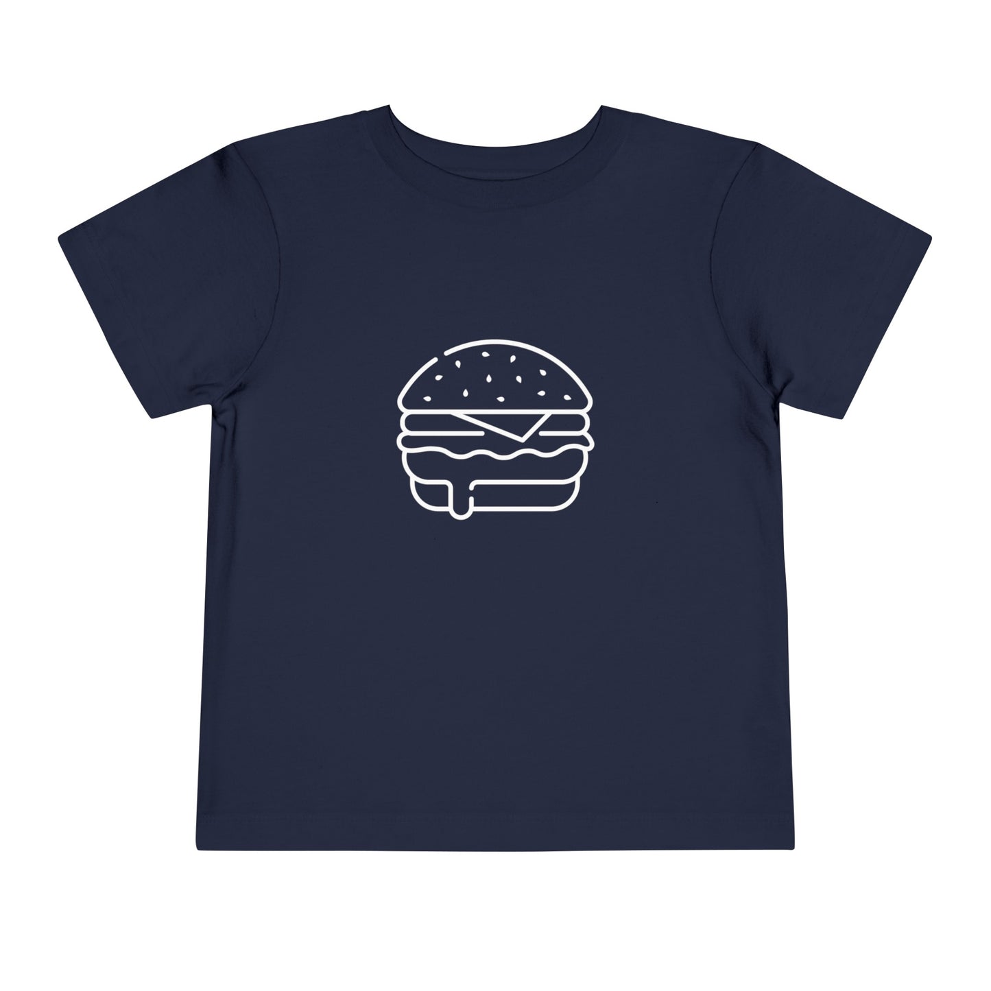 Yummy Burger Print Toddlers T-Shirt