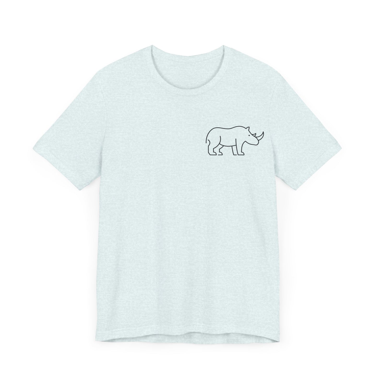 Rhino Print Men & Women T-Shirt