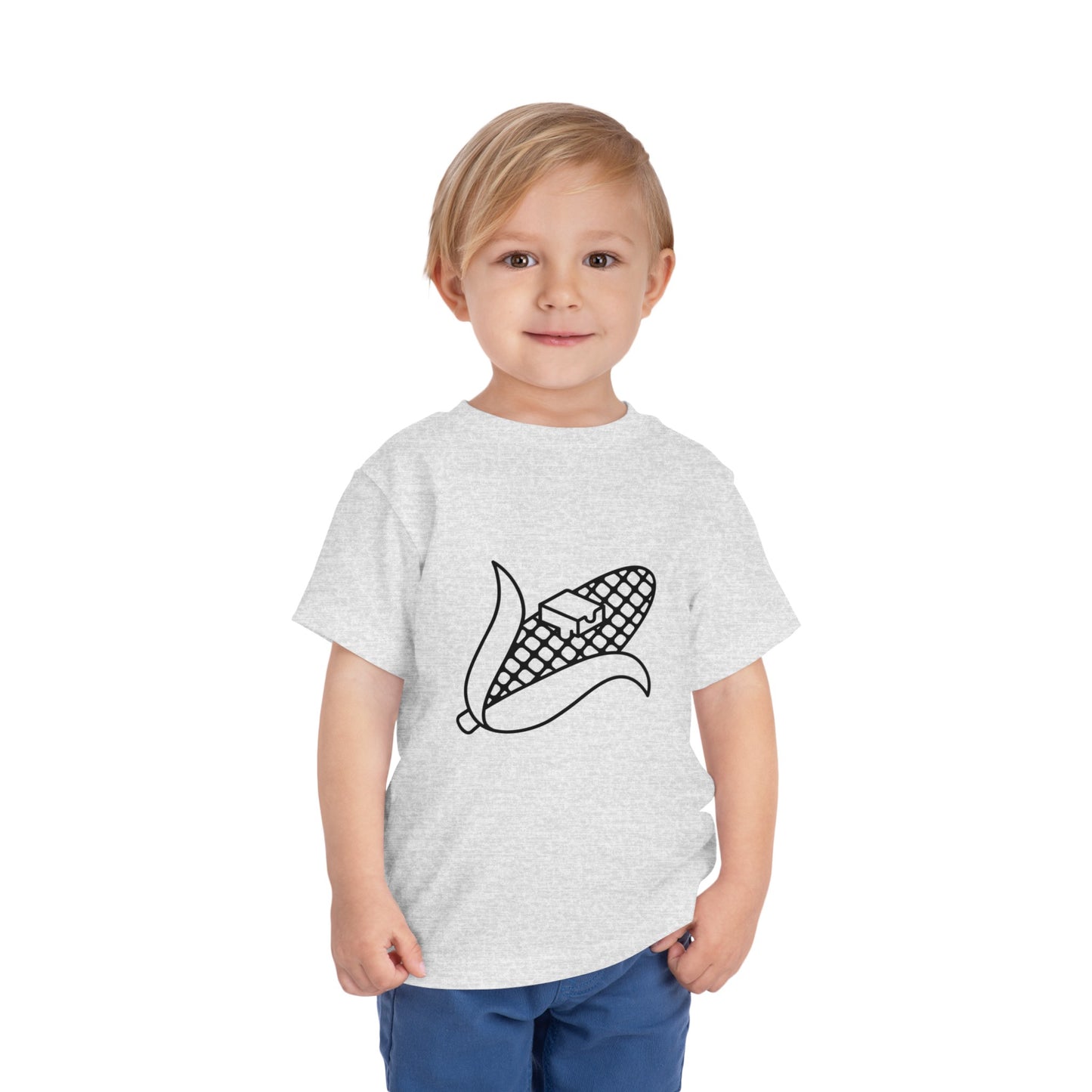 Buttery Corn Print Toddlers T-Shirt