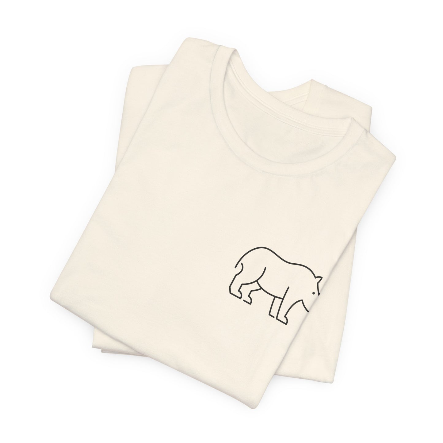 Rhino Print Men & Women T-Shirt