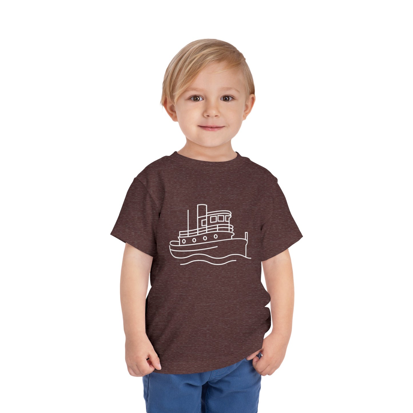 Tug Boat Print Kids T-Shirt