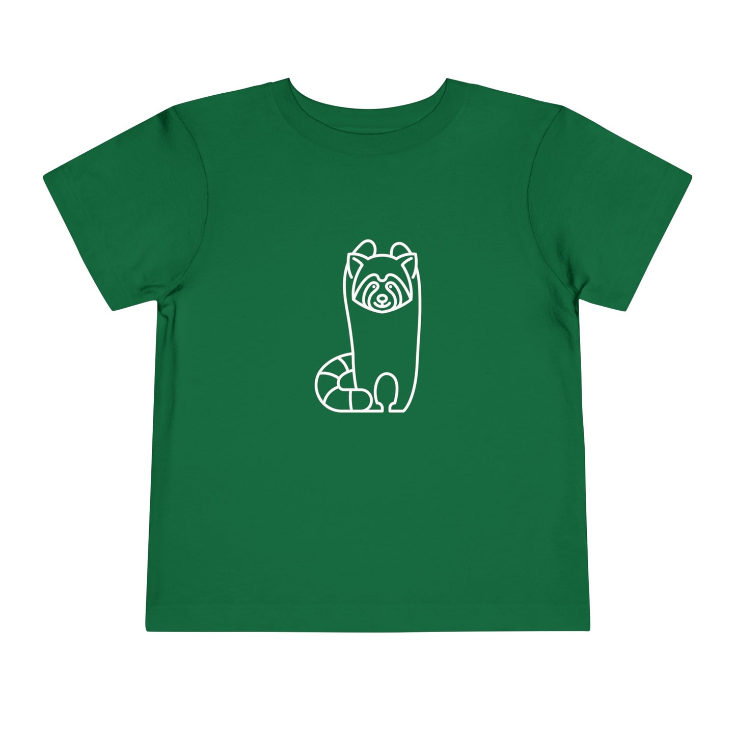 Standing Red Panda Print Toddlers T-Shirt