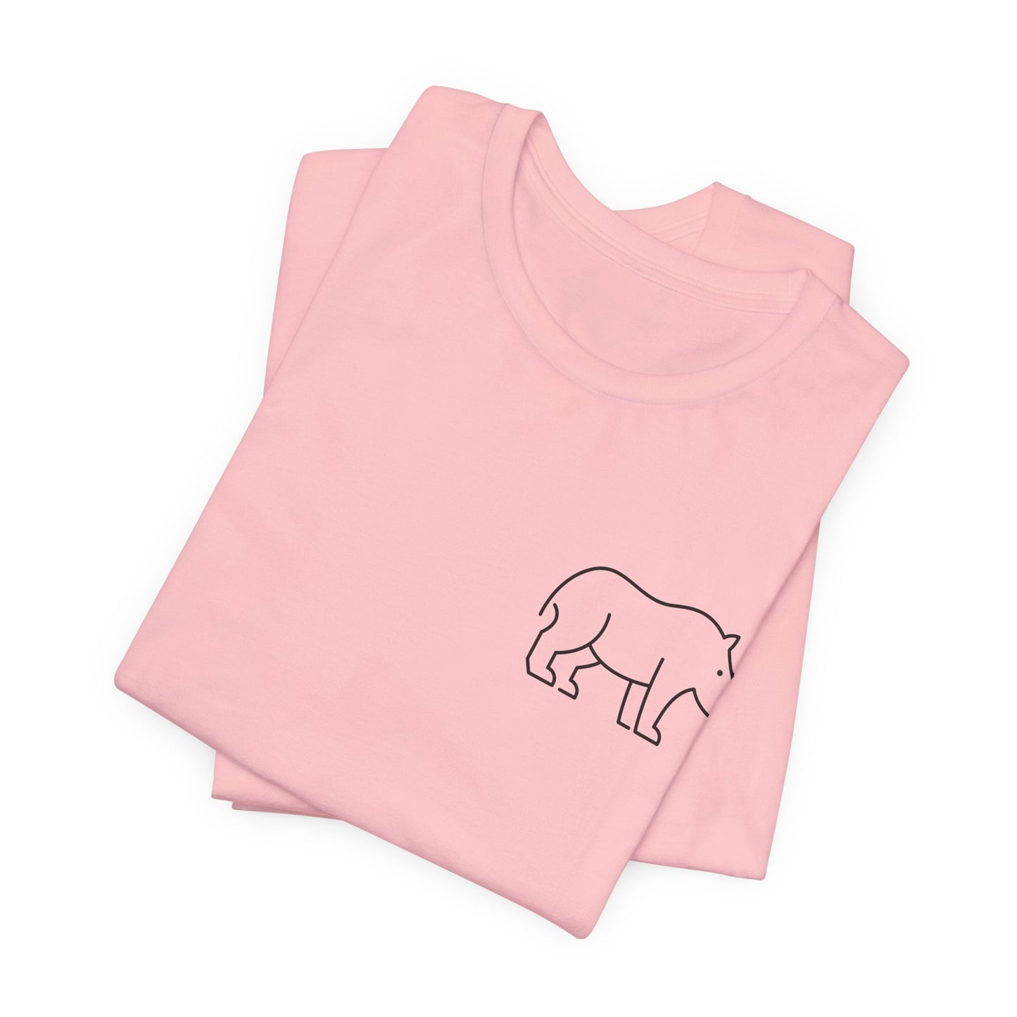 Rhino Print Men & Women T-Shirt