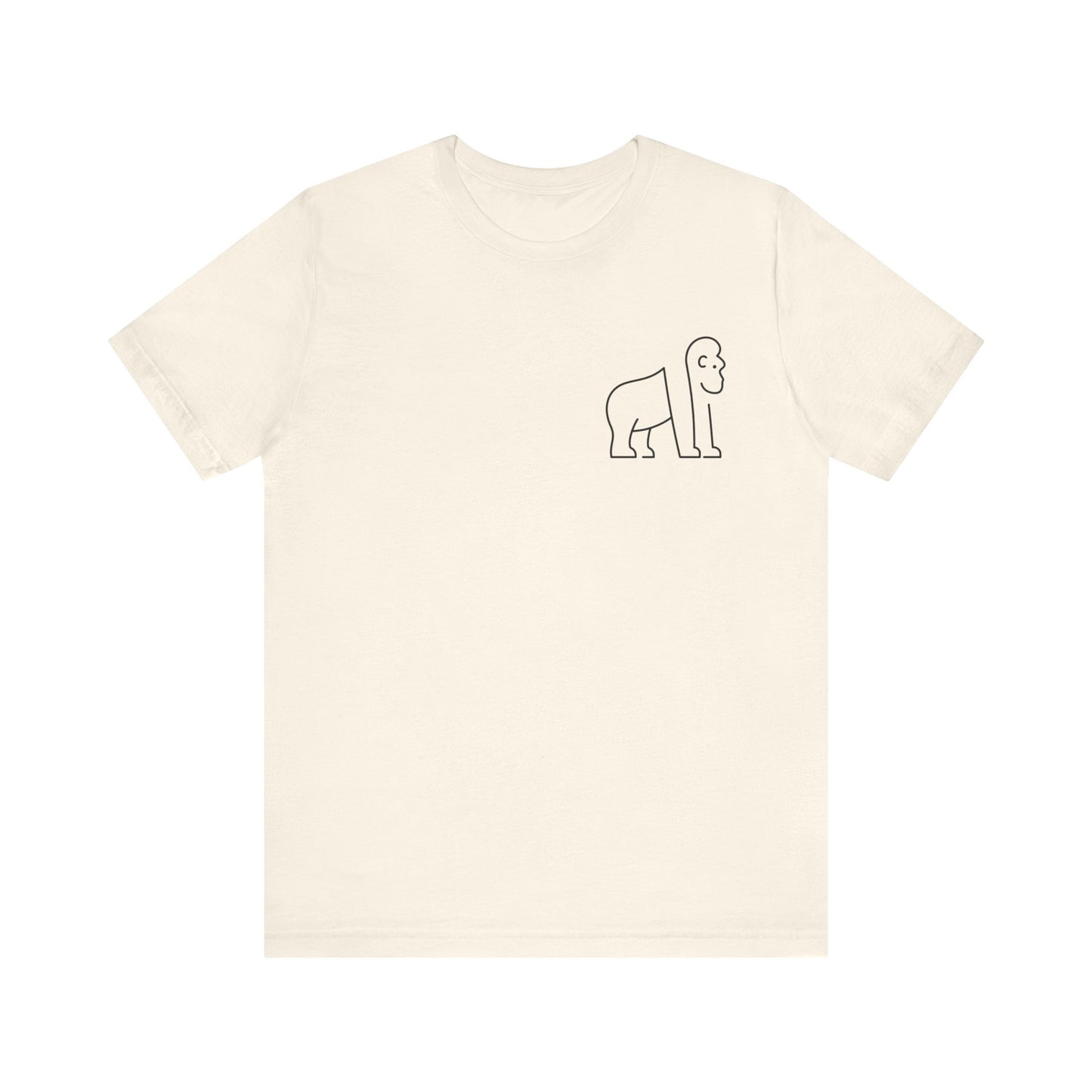 Gorilla Print Men & Women T-Shirt