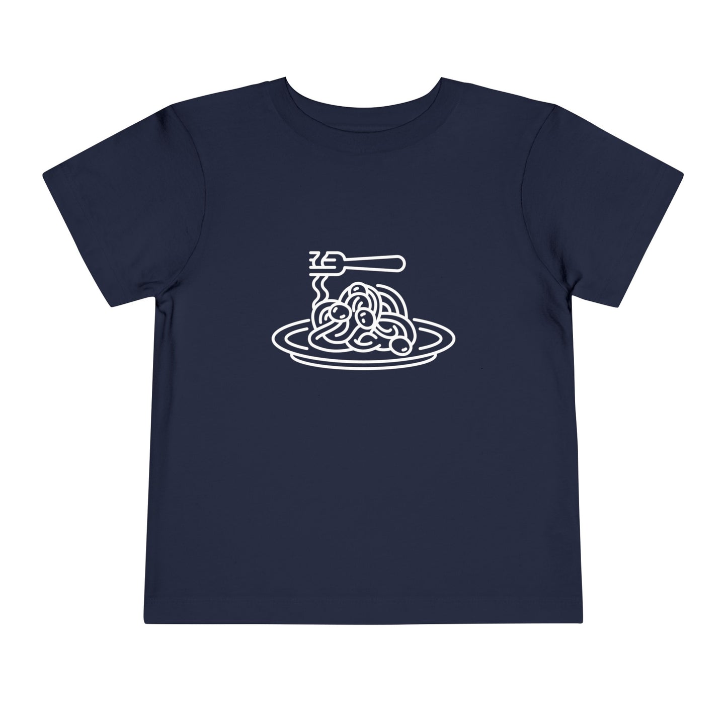 Spaghetti Dinner Print Toddlers T-Shirt