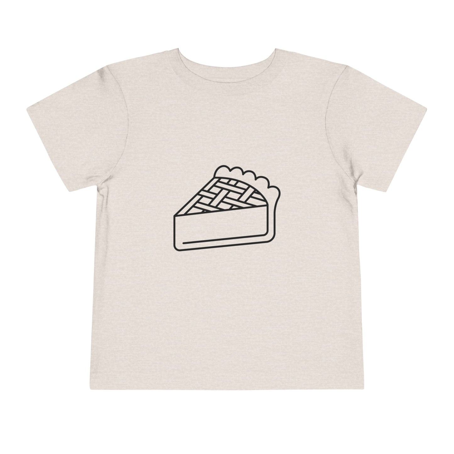 Slice of Pie Print Toddlers T-Shirt