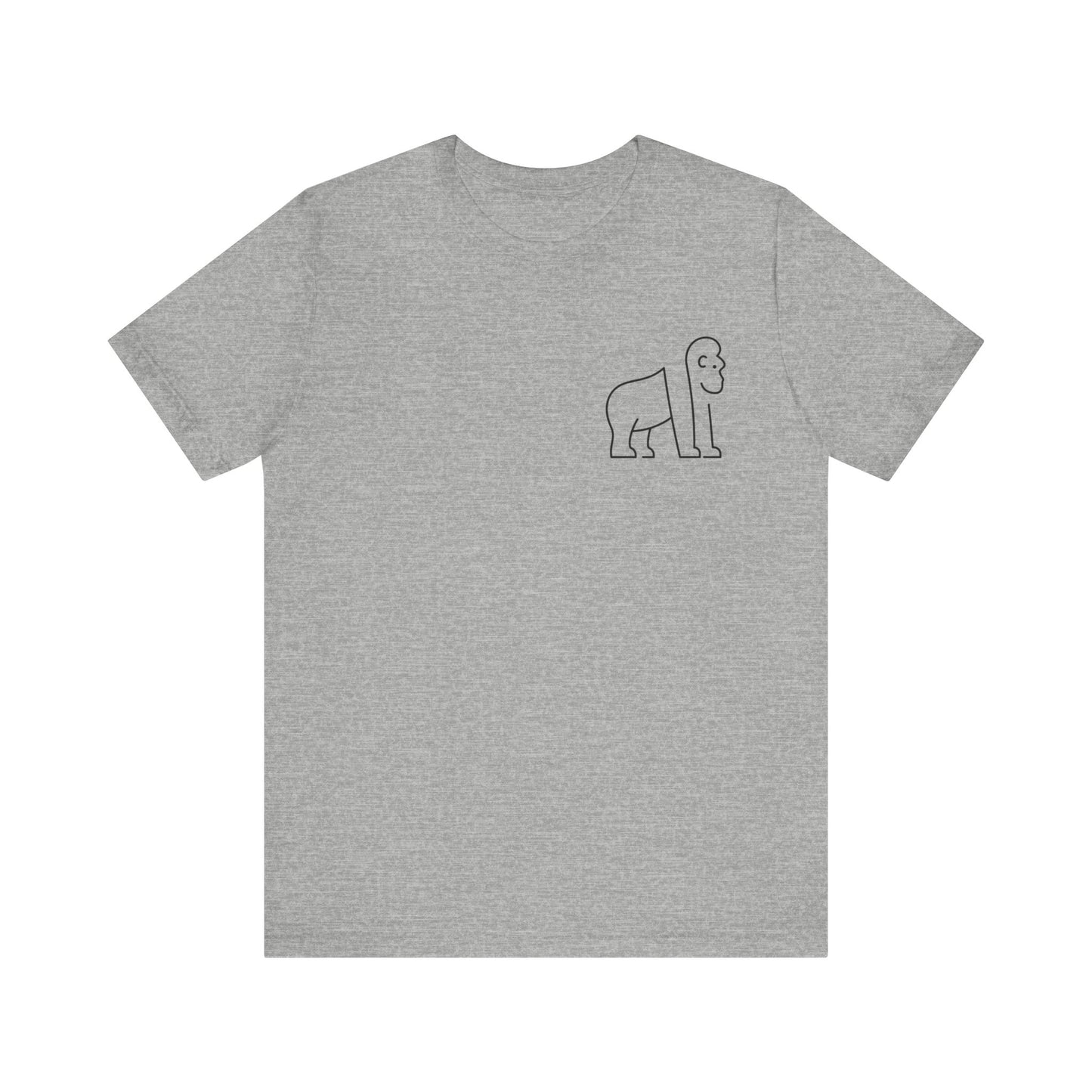 Gorilla Print Men & Women T-Shirt