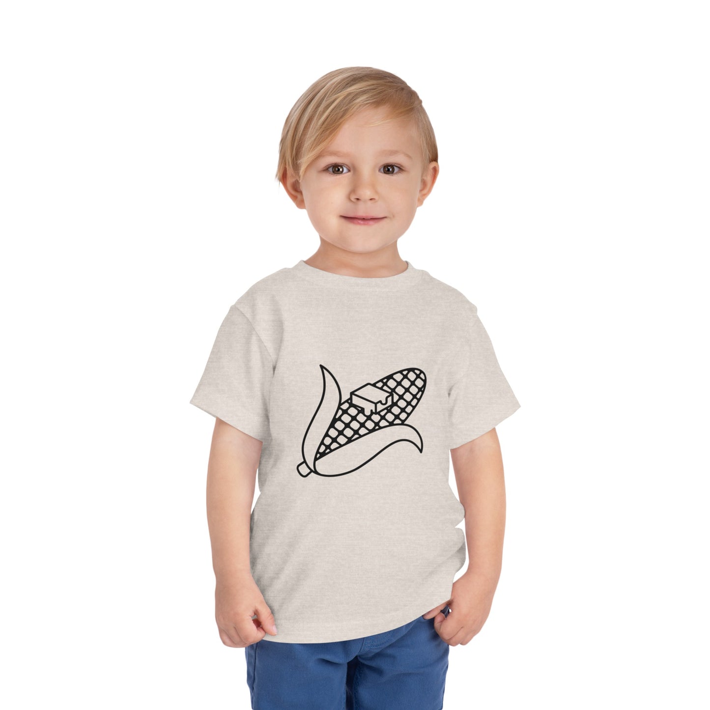 Buttery Corn Print Toddlers T-Shirt