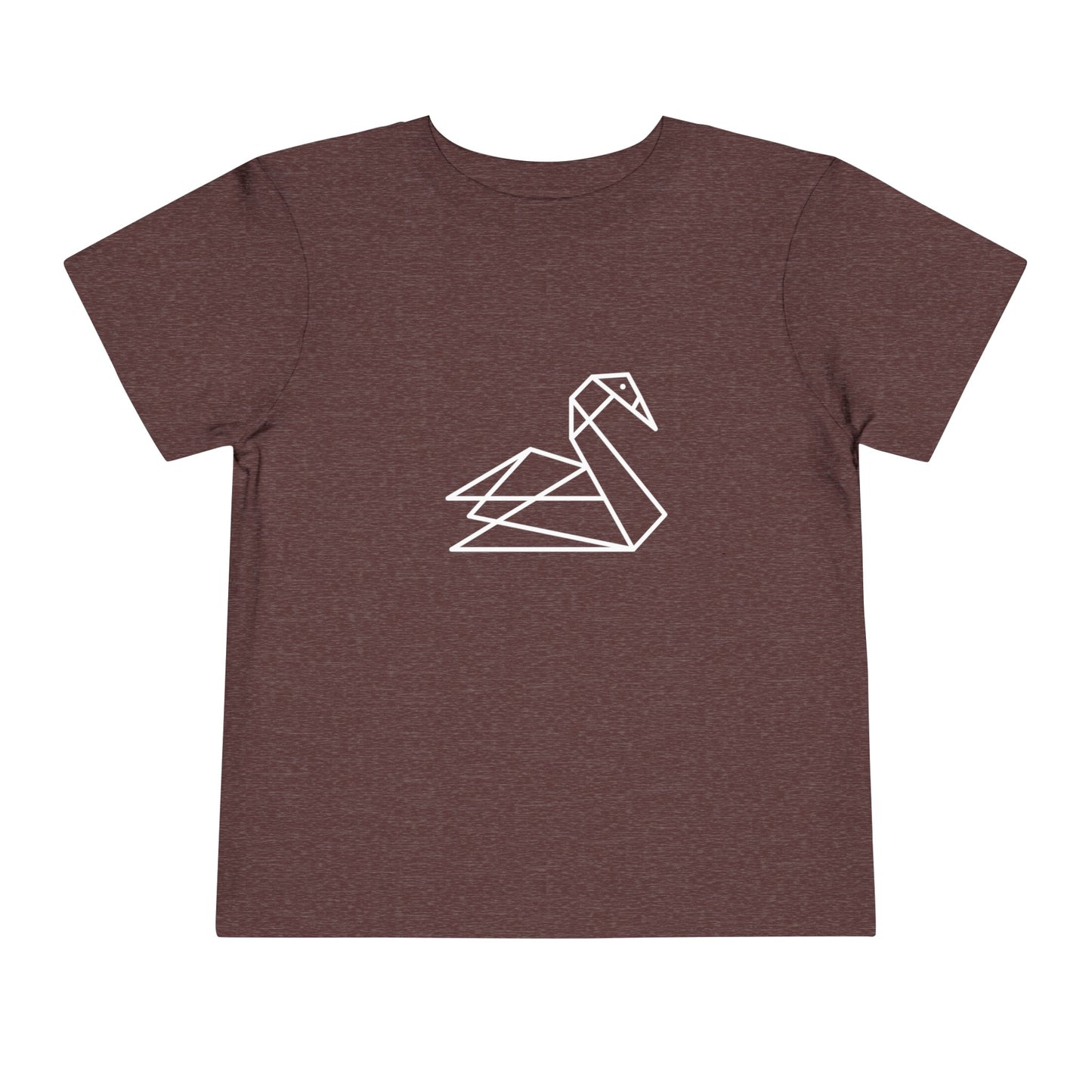 Origami Swan Print Toddlers T-Shirt