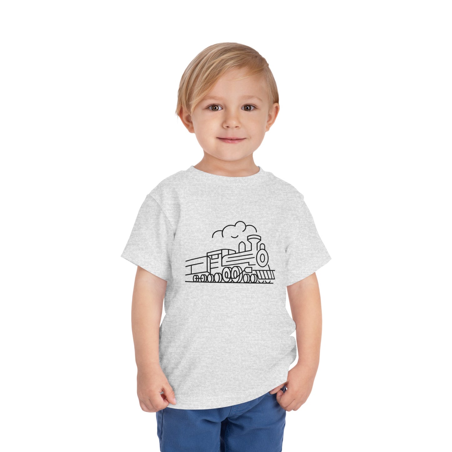 Choo-Choo Train Print Toddlers T-Shirt
