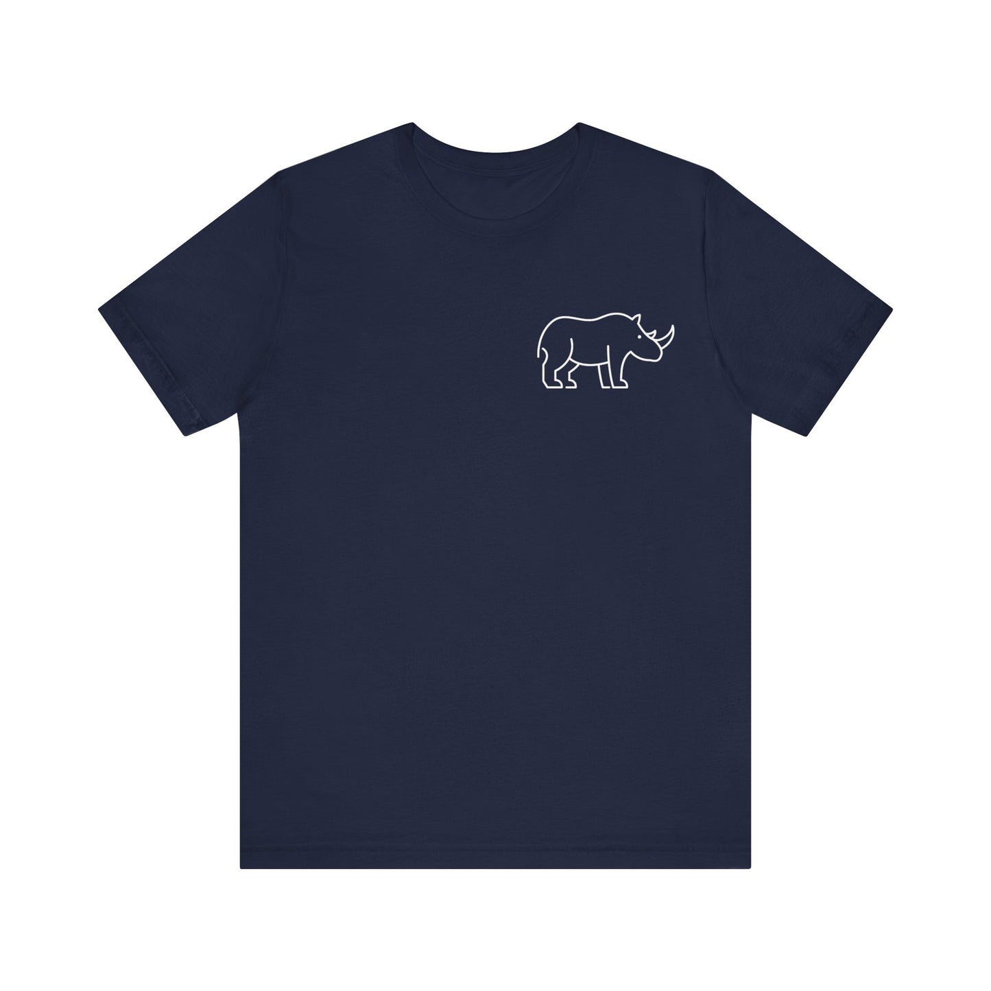 Rhino Print Men & Women T-Shirt