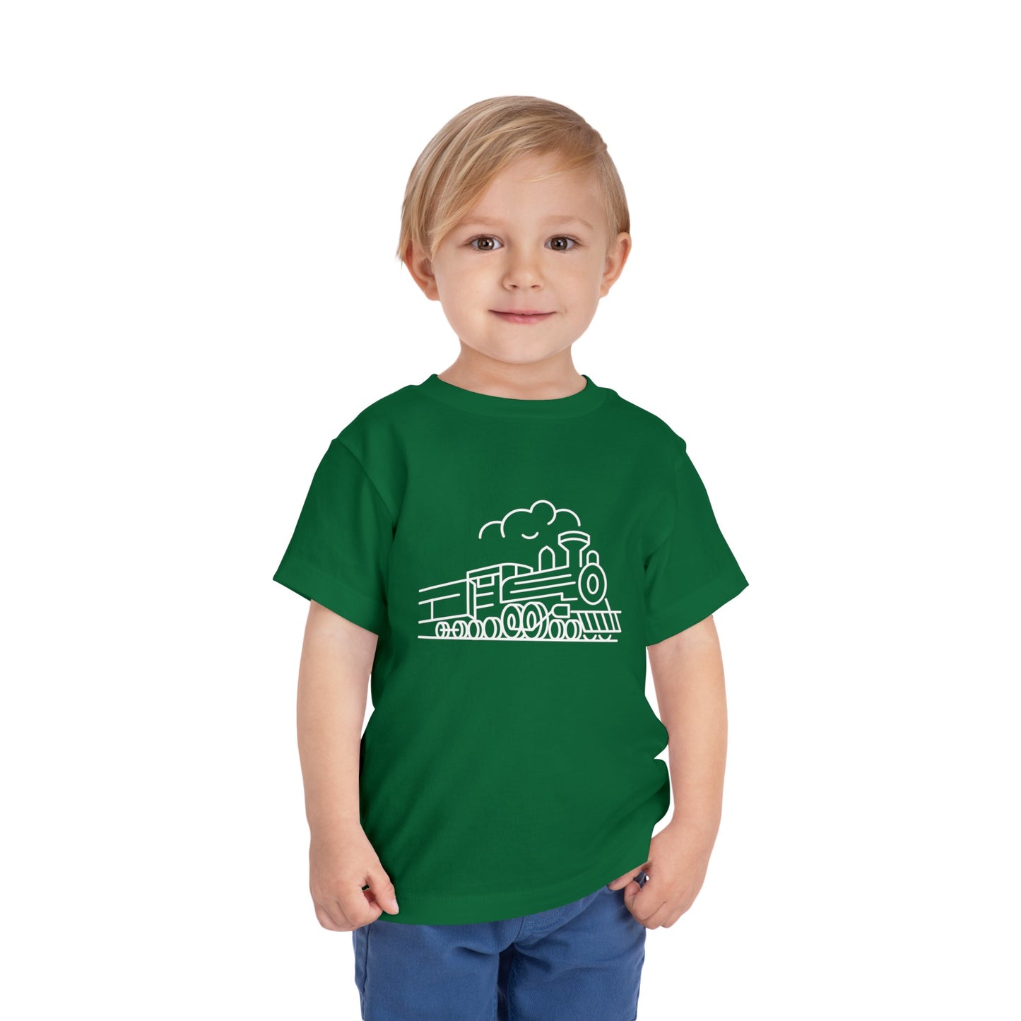 Choo-Choo Train Print Toddlers T-Shirt