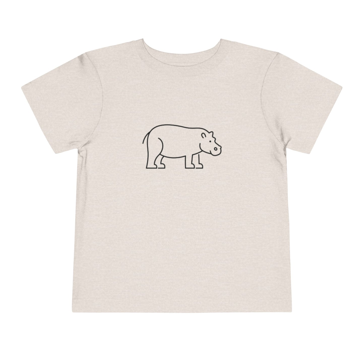 Hippo Print Toddlers T-Shirt