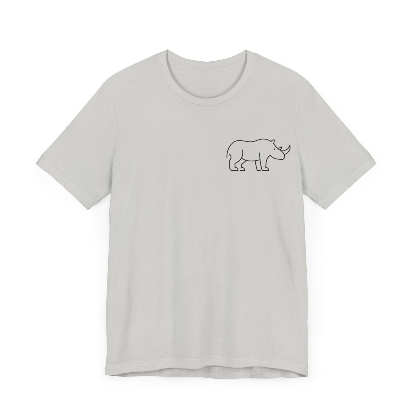 Rhino Print Men & Women T-Shirt