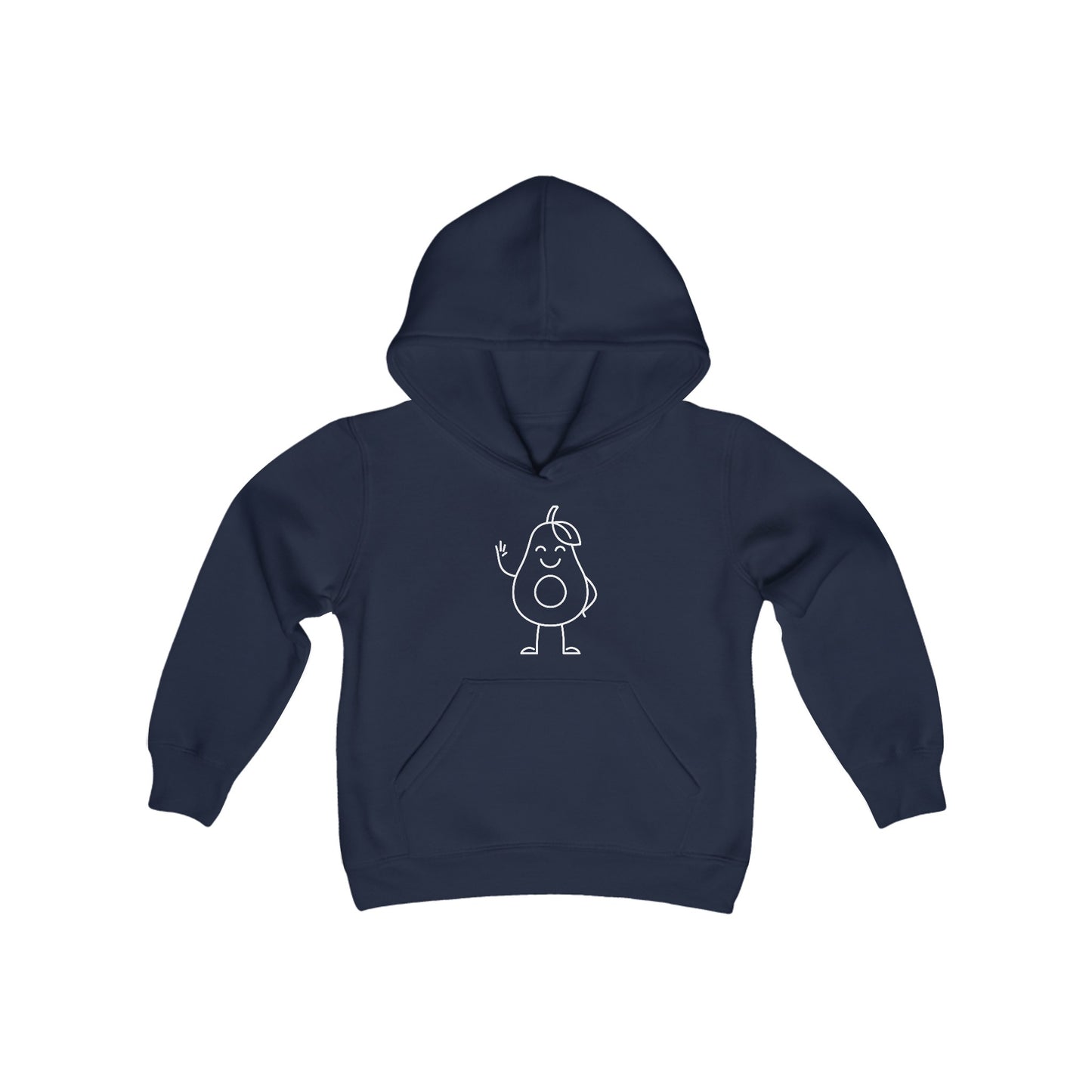 Avocado Person Kids Hoodie