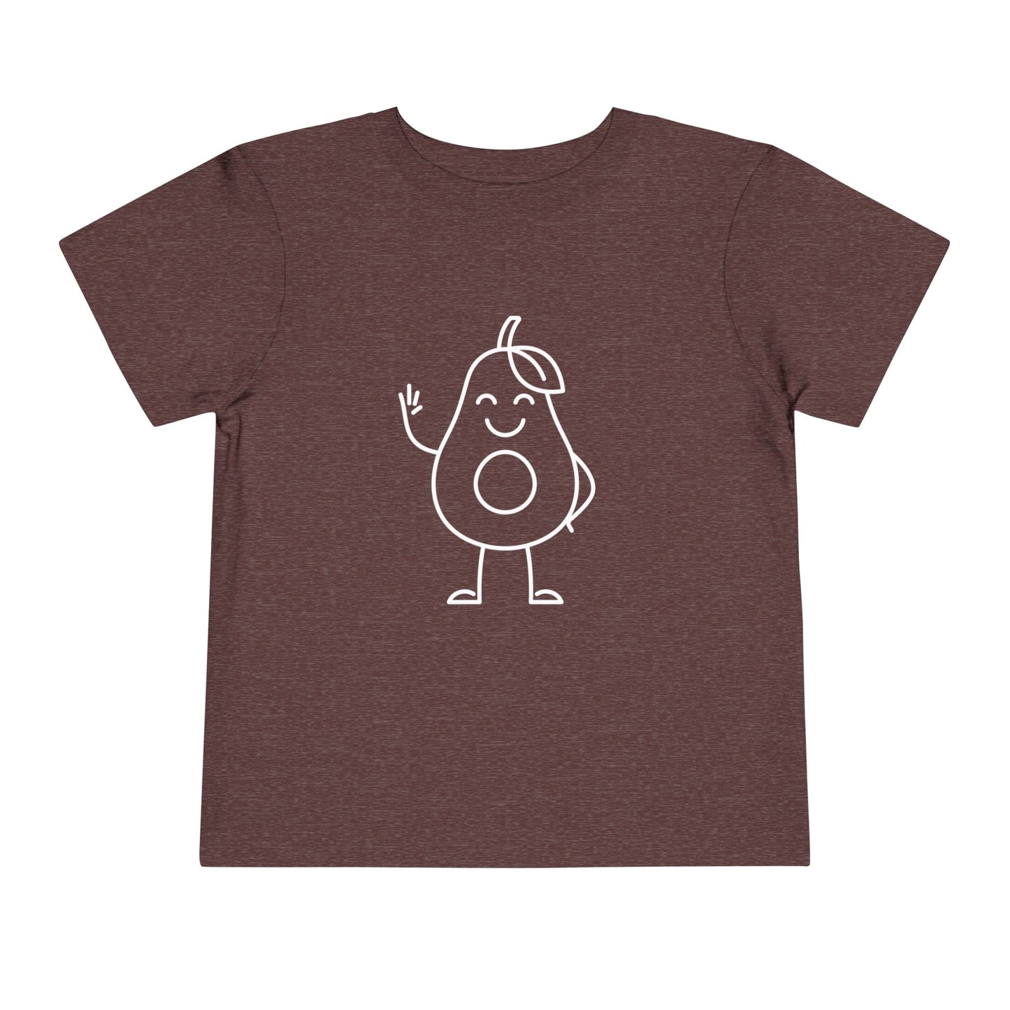 Happy Avocado Print Toddlers T-Shirt