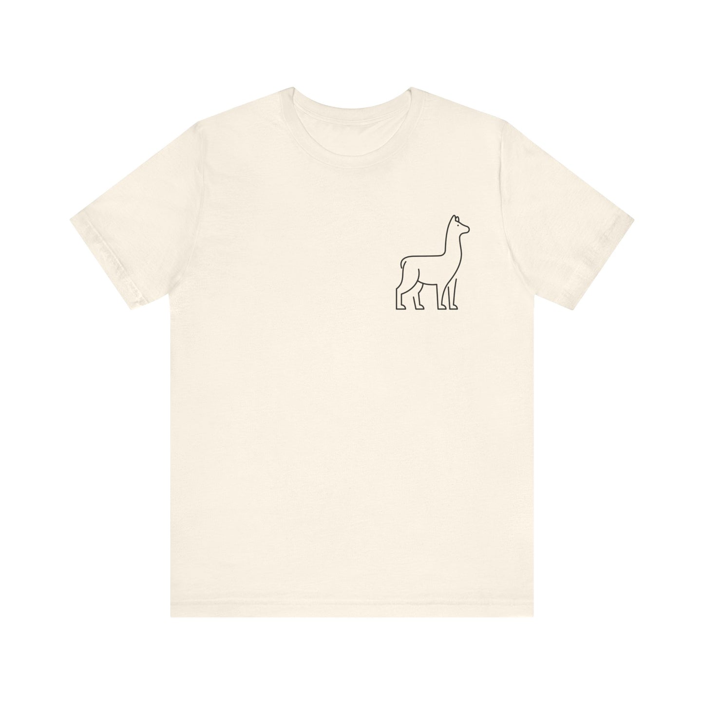 Alpaca Print Men & Women T-Shirt