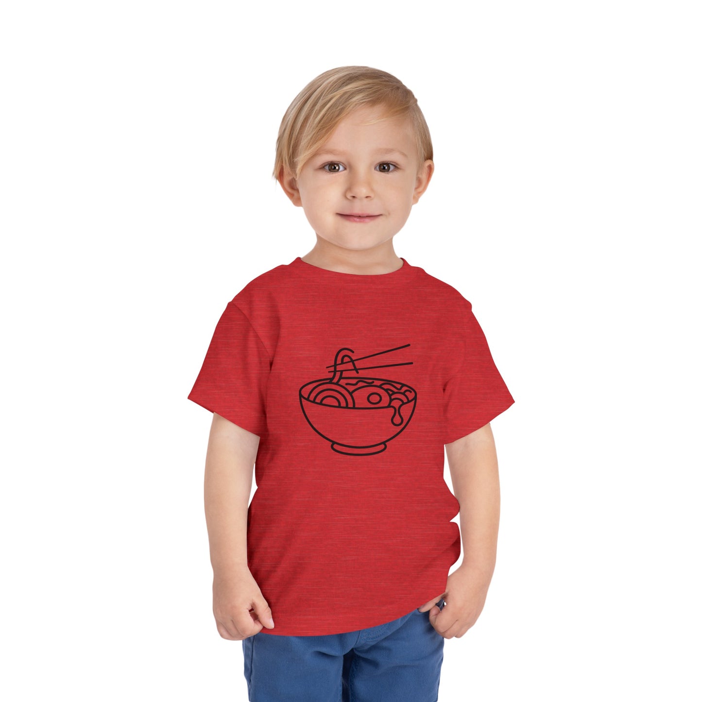 Ramen Noodles Print Toddlers T-Shirt