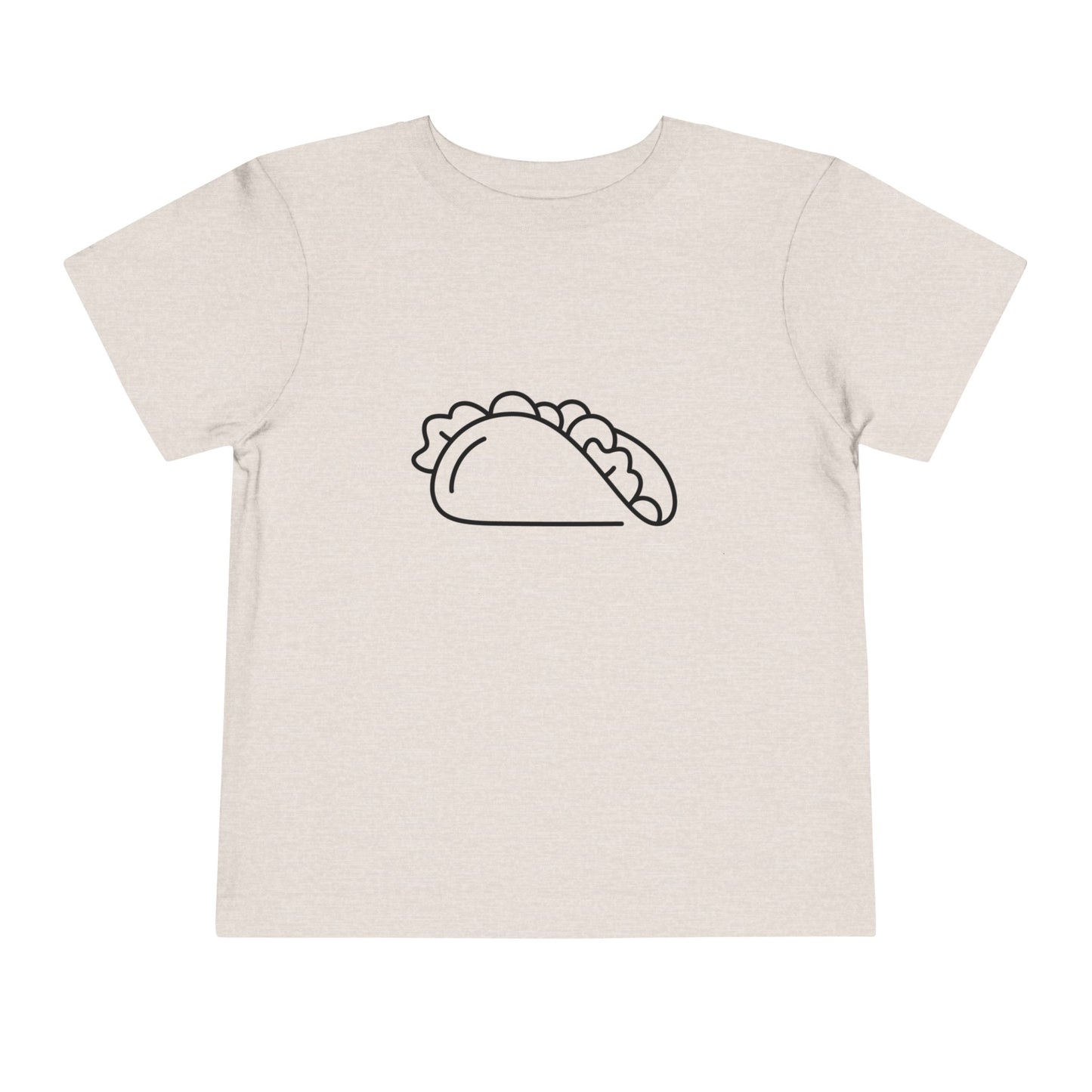 Crunchy Taco Print Toddlers T-Shirt