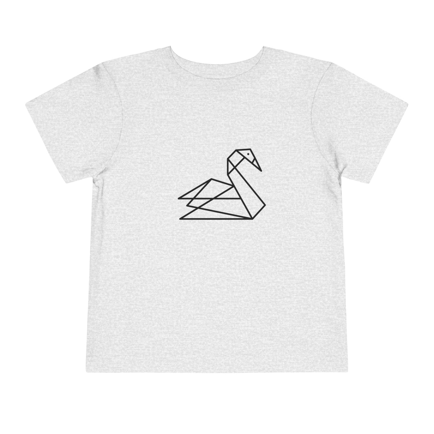 Origami Swan Print Toddlers T-Shirt