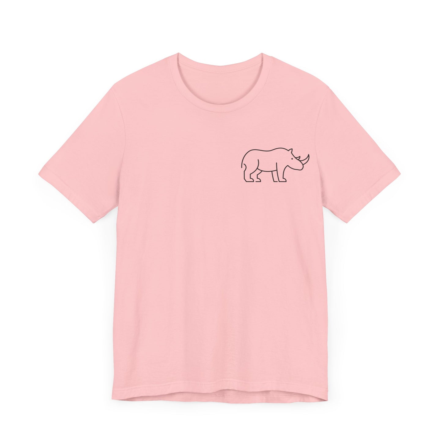 Rhino Print Men & Women T-Shirt