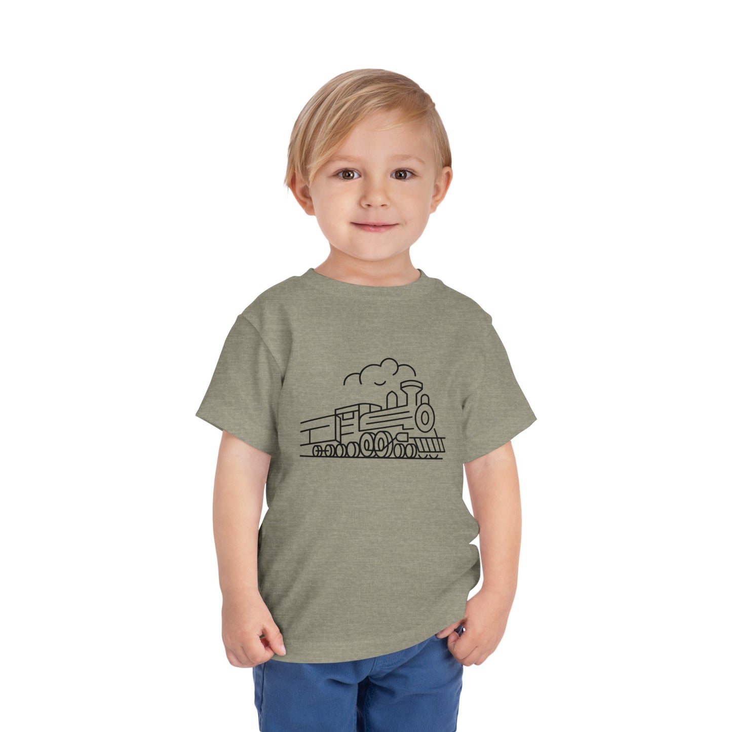 Choo-Choo Train Print Toddlers T-Shirt