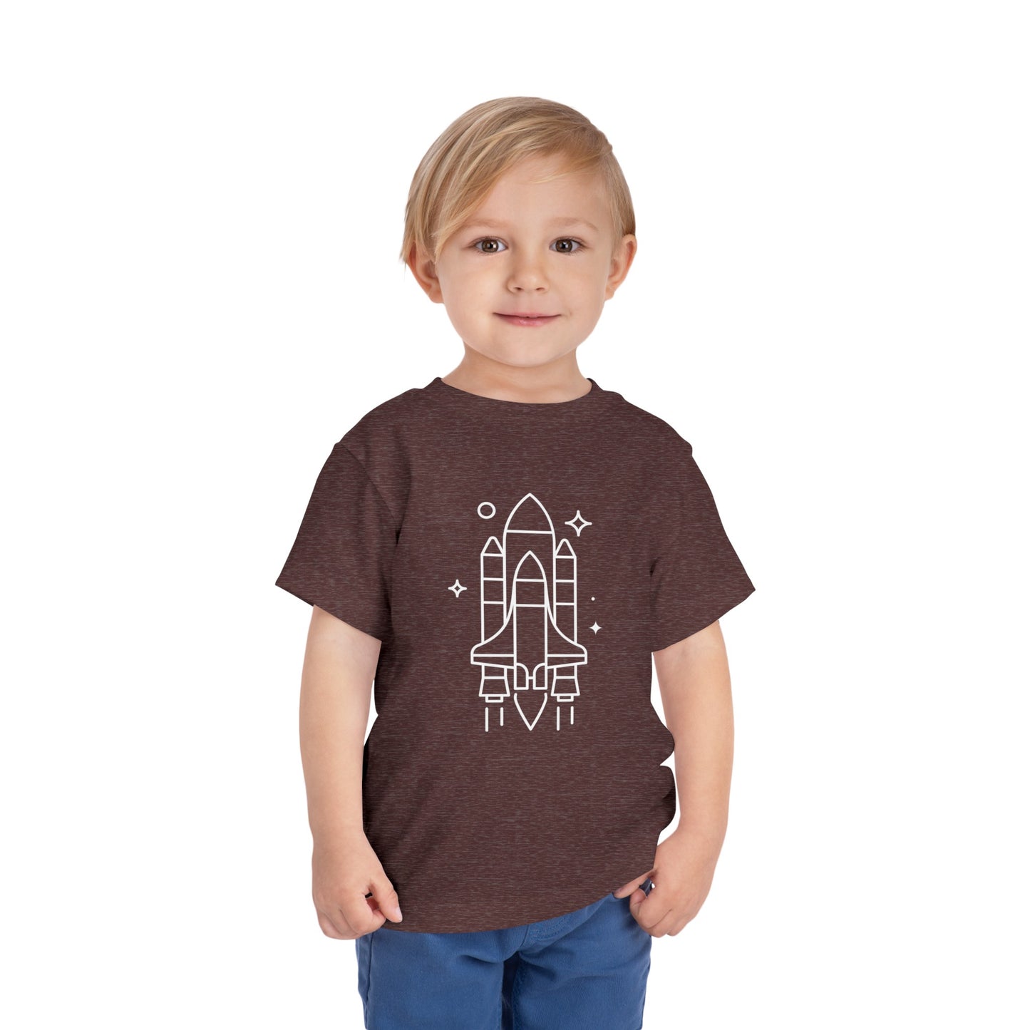 Rocket Ship Print Kids T-Shirt