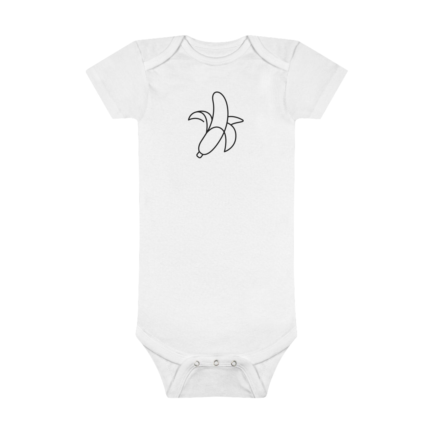Peely Banana Print Baby Onesies