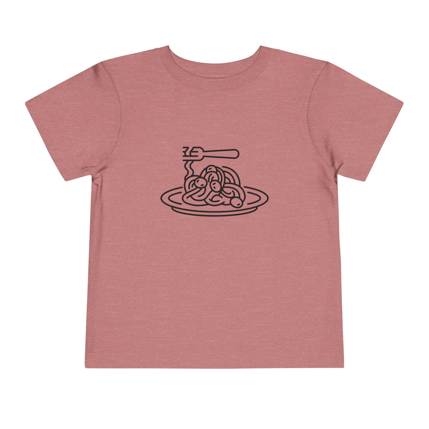 Spaghetti Dinner Print Toddlers T-Shirt