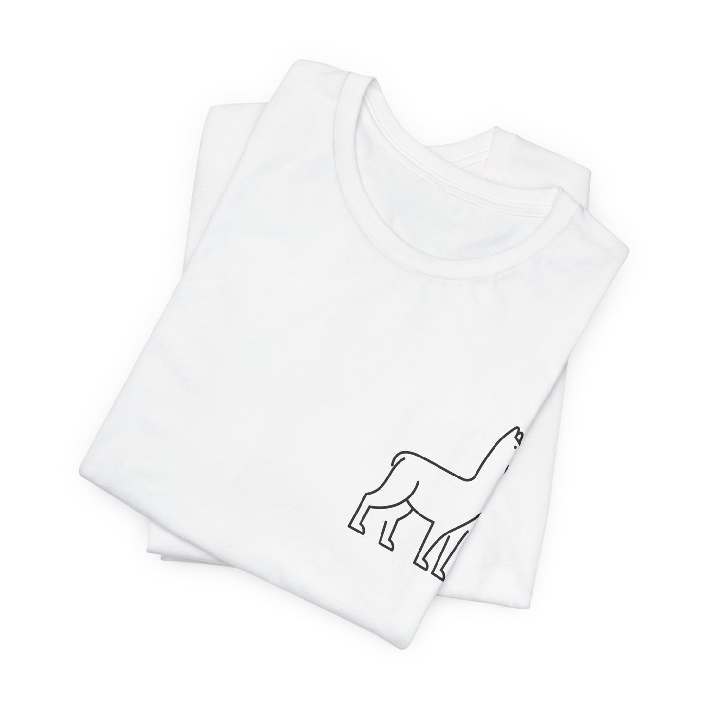 Alpaca Print Men & Women T-Shirt