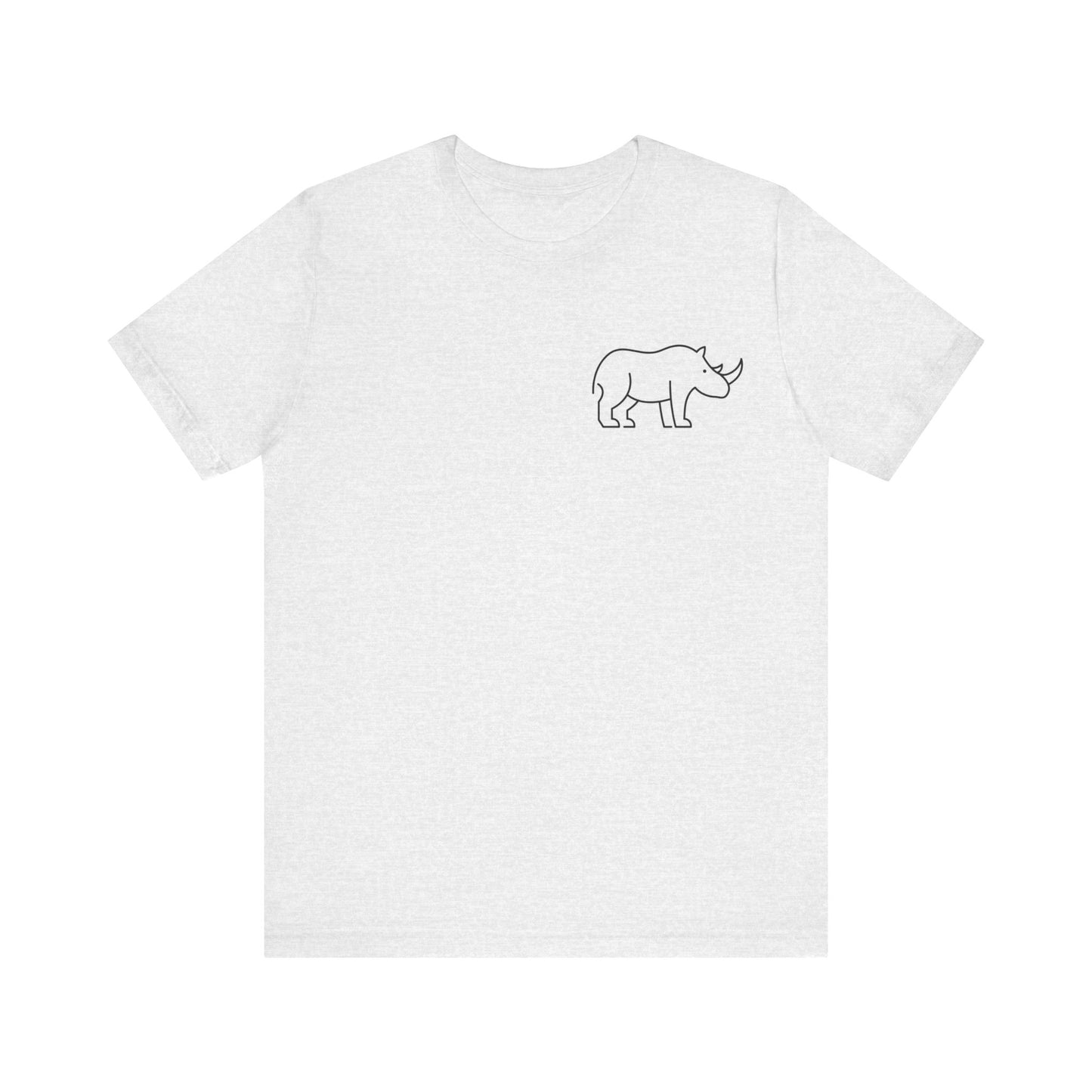 Rhino Print Men & Women T-Shirt