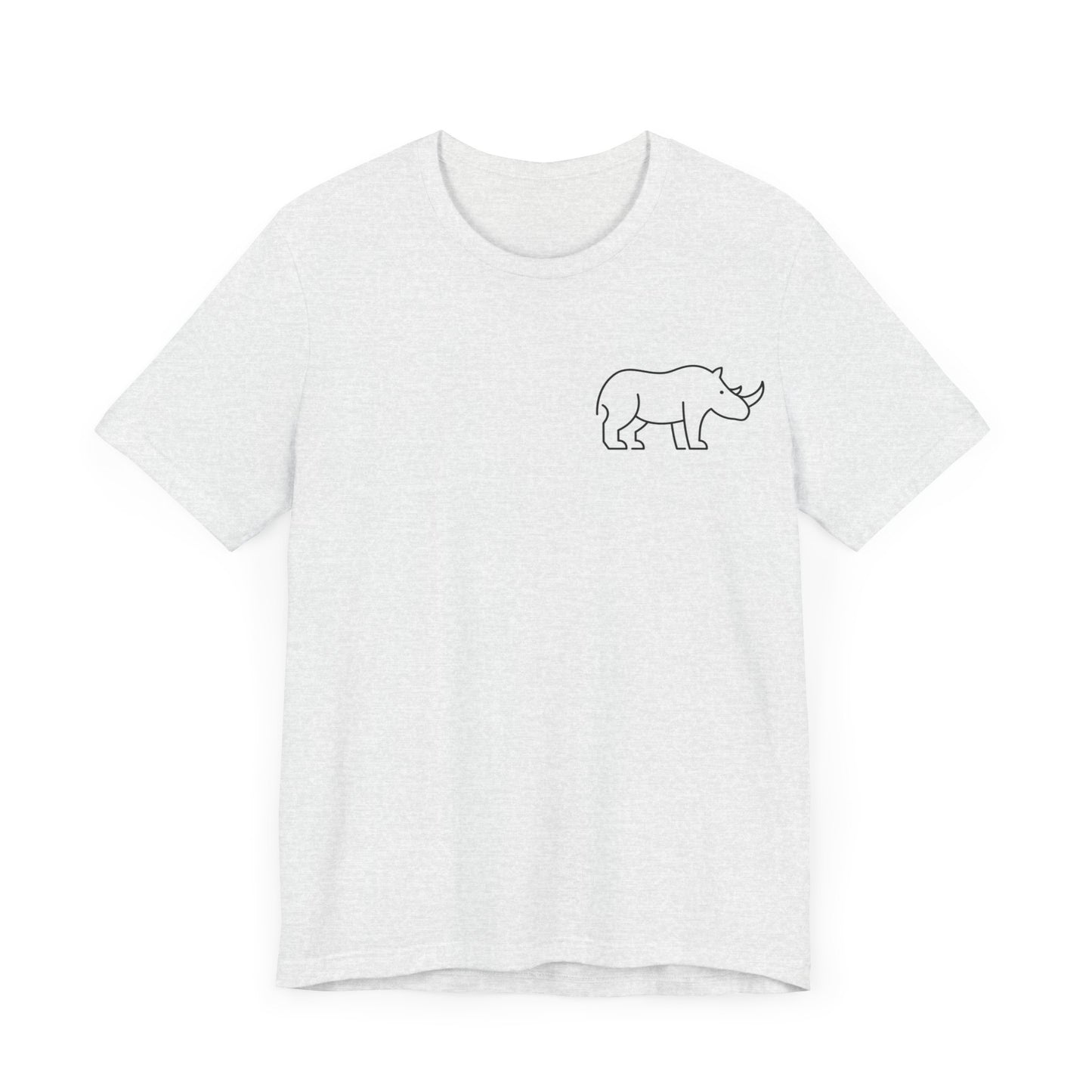 Rhino Print Men & Women T-Shirt