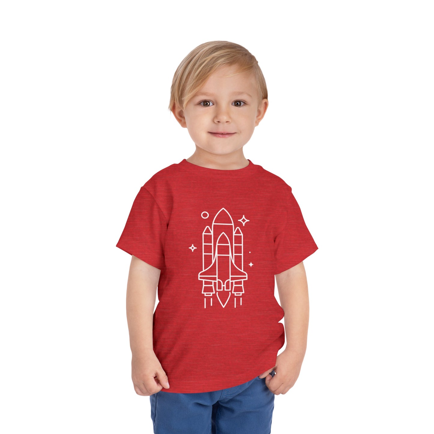 Rocket Ship Print Kids T-Shirt