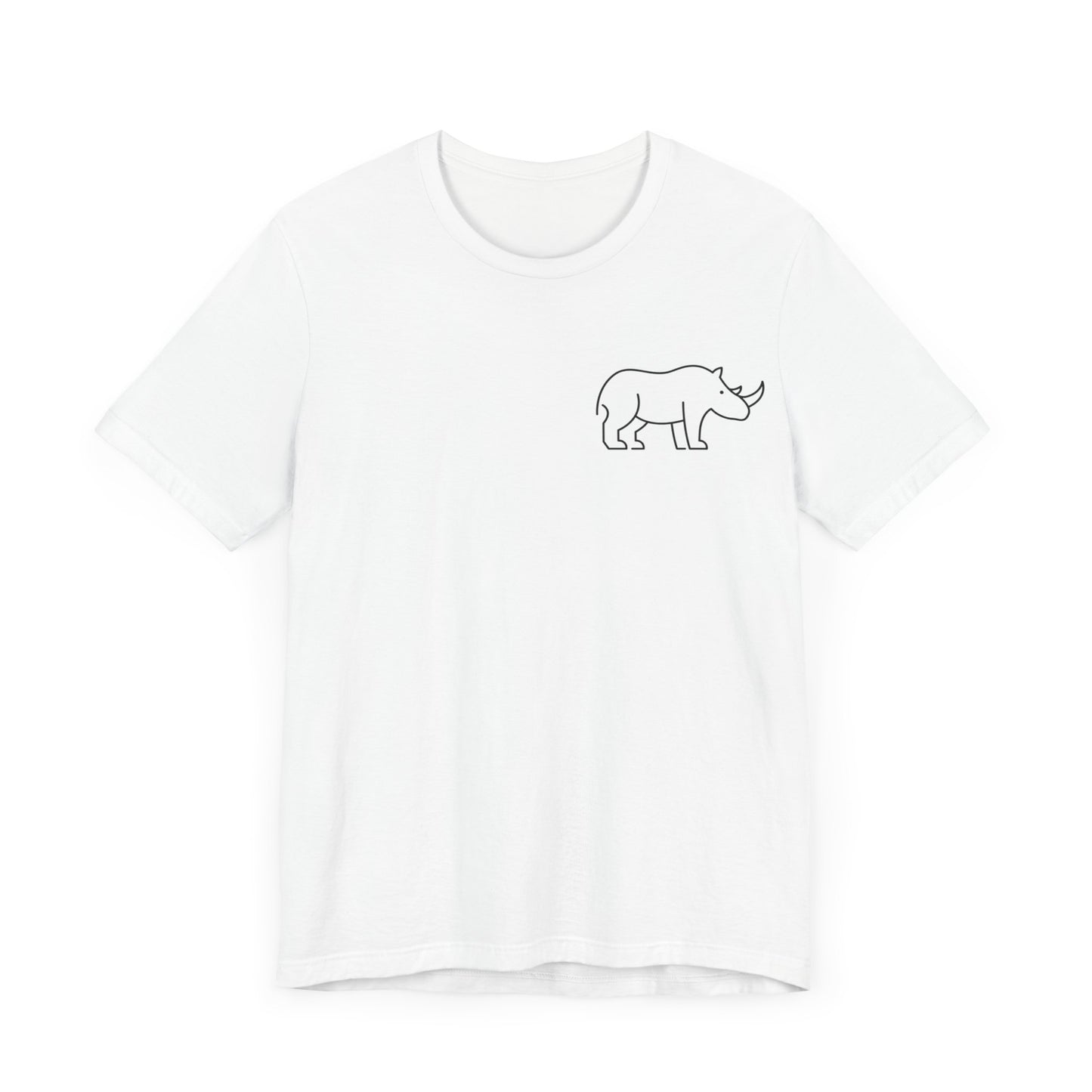 Rhino Print Men & Women T-Shirt